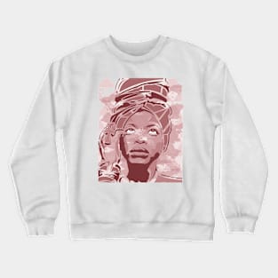 erykah badu silhoutte Crewneck Sweatshirt